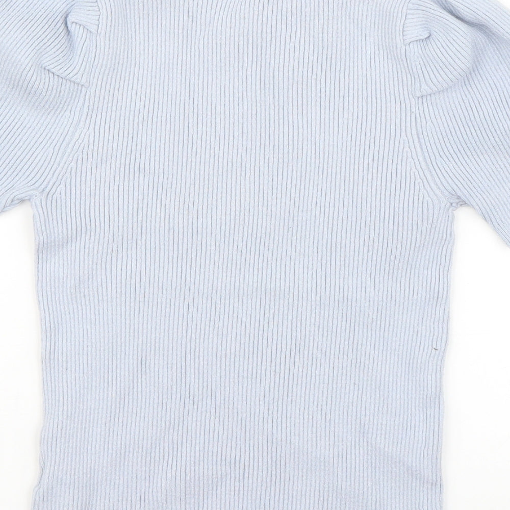 Primark Womens Blue Basic Blouse Size S