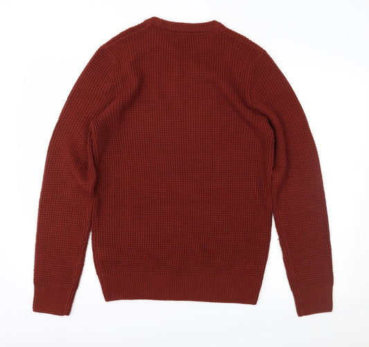 New Look Mens Brown Pullover Jumper Size S