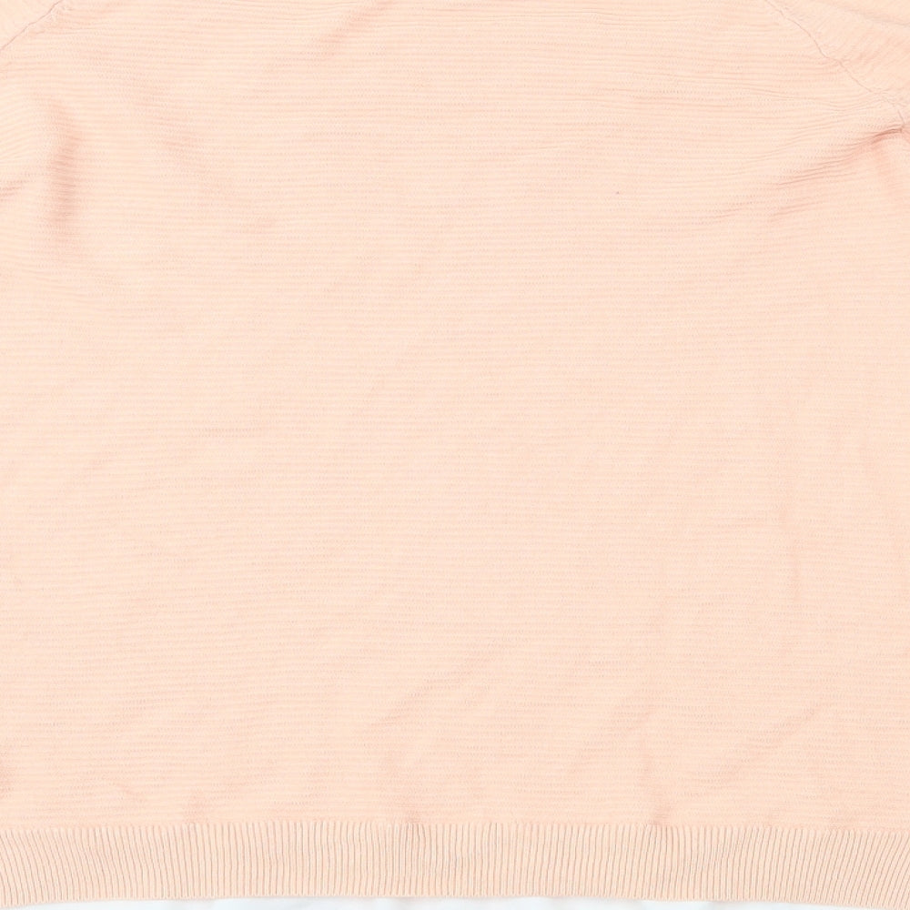 ESMARA Womens Pink Pullover Jumper Size S