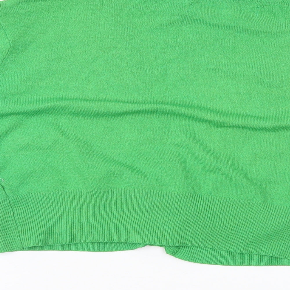 Urban Behavior Womens Green Cardigan Jumper One Size