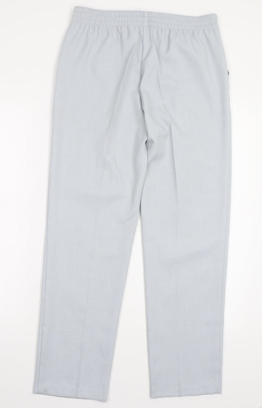 Womens UK Size 10 Marks and Spencer Regular Fit Blue Trousers