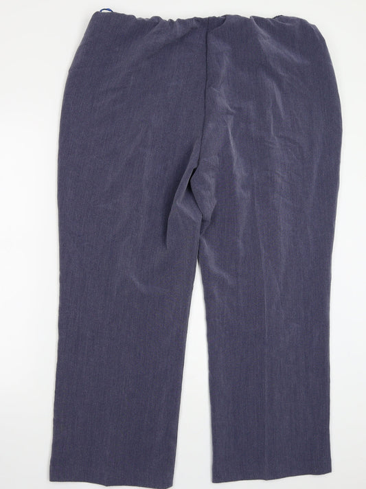 Classics Womens Blue Trousers Size 20 L25 in