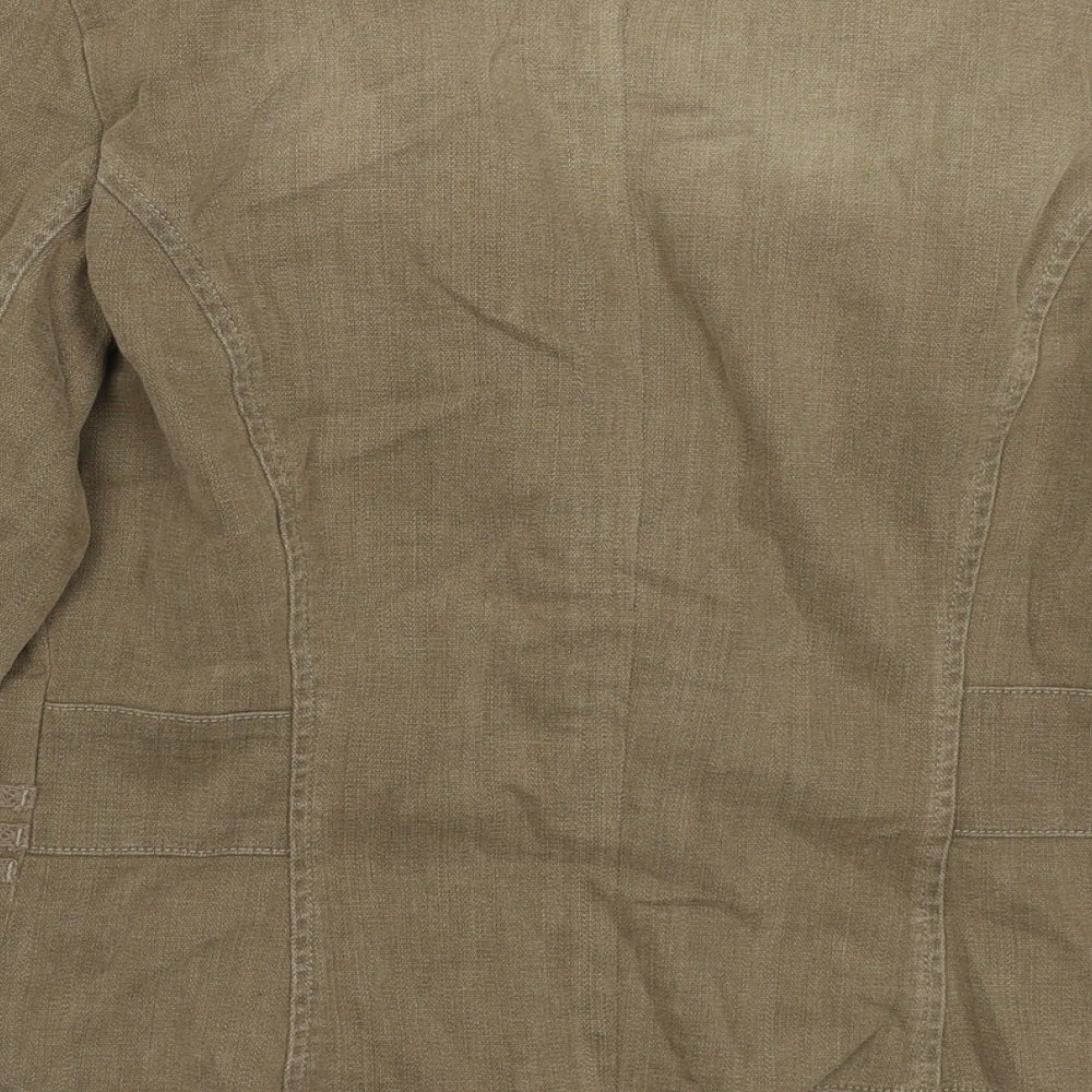 Womens UK Size 12 Per Una Beige Jacket