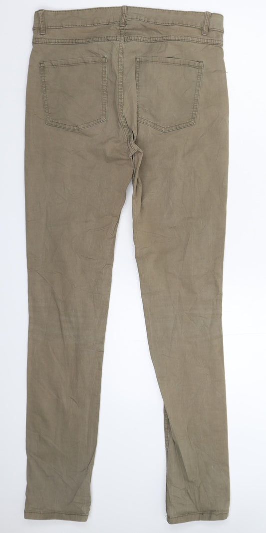 Womens UK Size 32 in Monki Extra-Slim Fit Grey Trousers