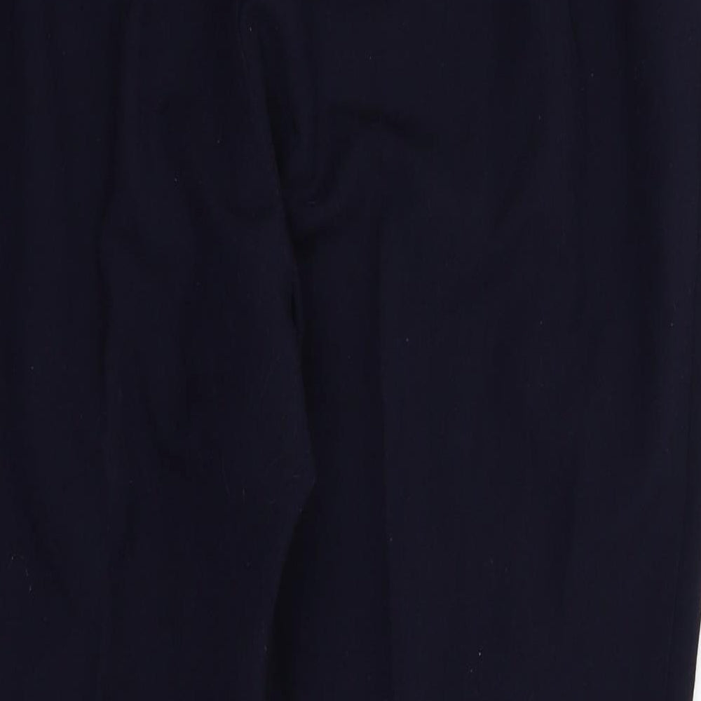 Womens UK Size 36 in Marks and Spencer Regular Fit Dress Pants Blue Trousers