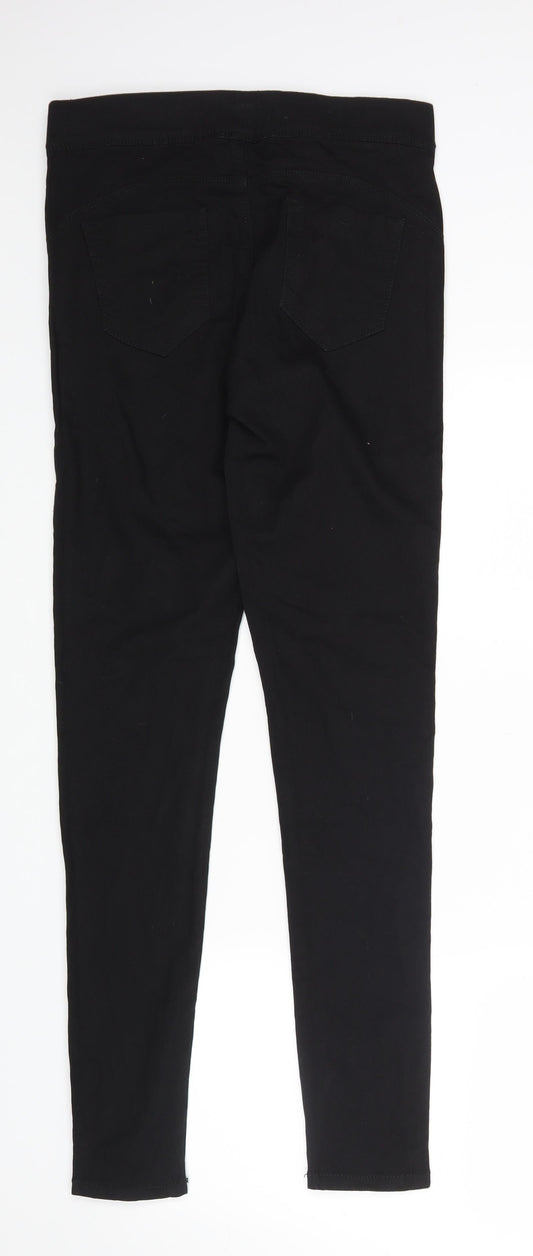 Primark Womens Black Denim Jegging Jeans Size 10 L27 in