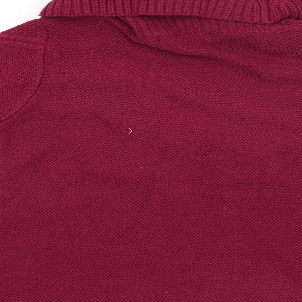 Isle Essentials Womens Purple Pullover Jumper Size S