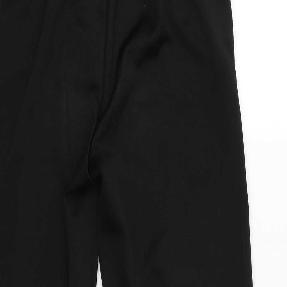Womens UK Size 10 BM Regular Fit Black Trousers