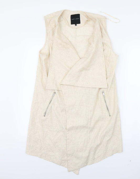 newlook Womens Beige Jacket Blazer Size 14