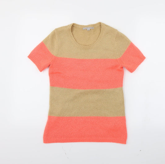 Gap Womens Beige Striped Pullover Jumper Size XS