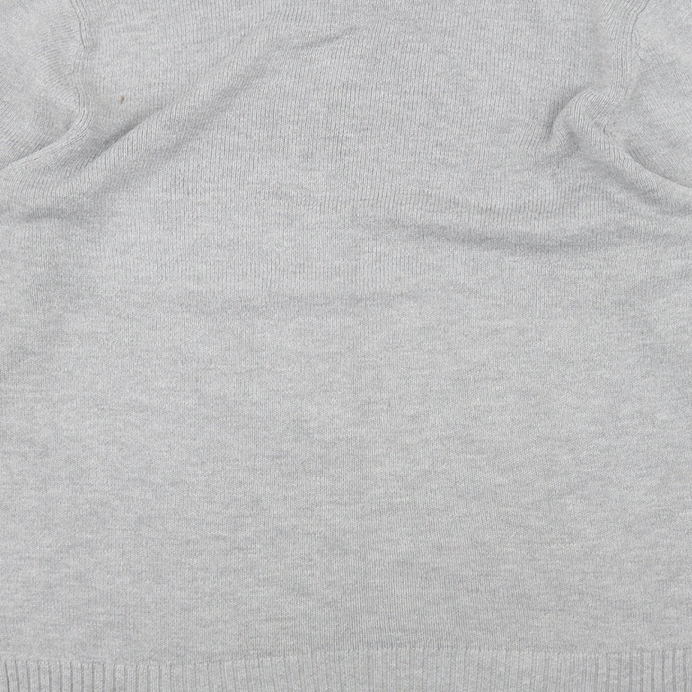 Easy Mens Grey Pullover Jumper Size S