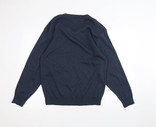 Carabou Mens Blue Pullover Jumper Size S