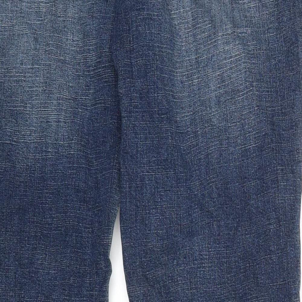 Clara F Womens Blue Straight Jeans Size 40 L31 in