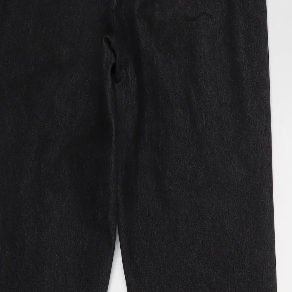 Preworn Womens Black Bootcut Jeans L28 in