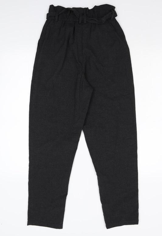 Womens UK Size 36 H&M Regular Fit Black Trousers