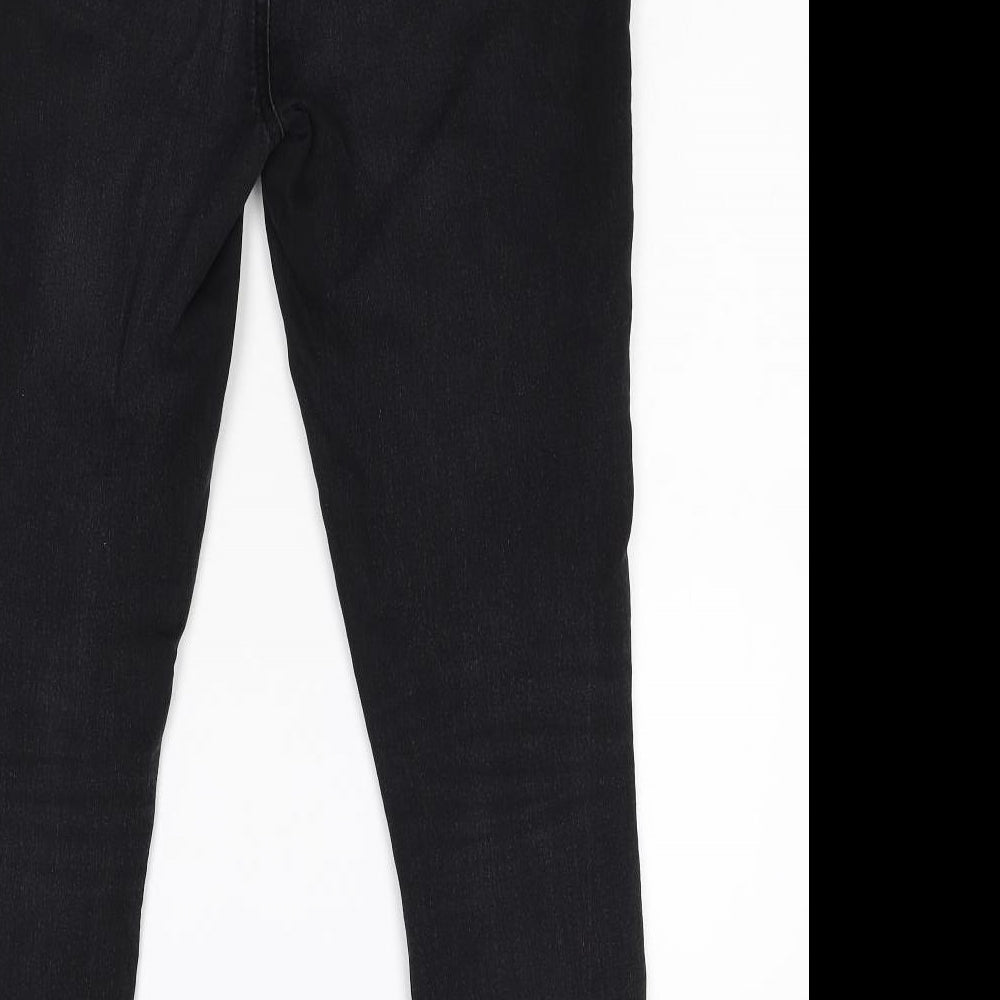 George Womens Black Denim Tapered Jeans Size 12 L27 in