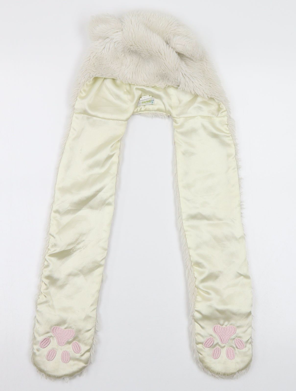 Rebecca Hodgson Girls White Scarf Scarves & Wraps One Size - animal design