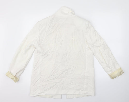 TU Womens White Jacket Size 8