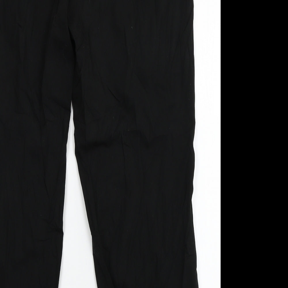 Womens UK Size 16 NEXT Regular Fit Dress Pants Black Trousers