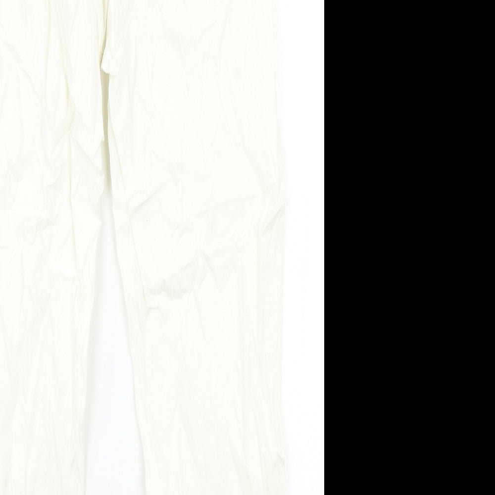 JDV Womens White Denim Straight Jeans Size 14 L26 in
