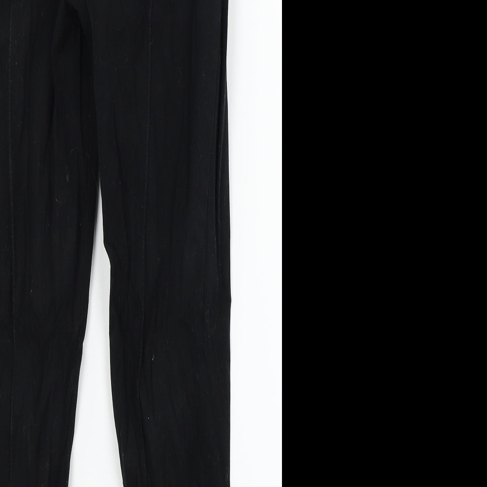 Womens UK Size 10 Marks & Spencer Regular Fit Black Trousers
