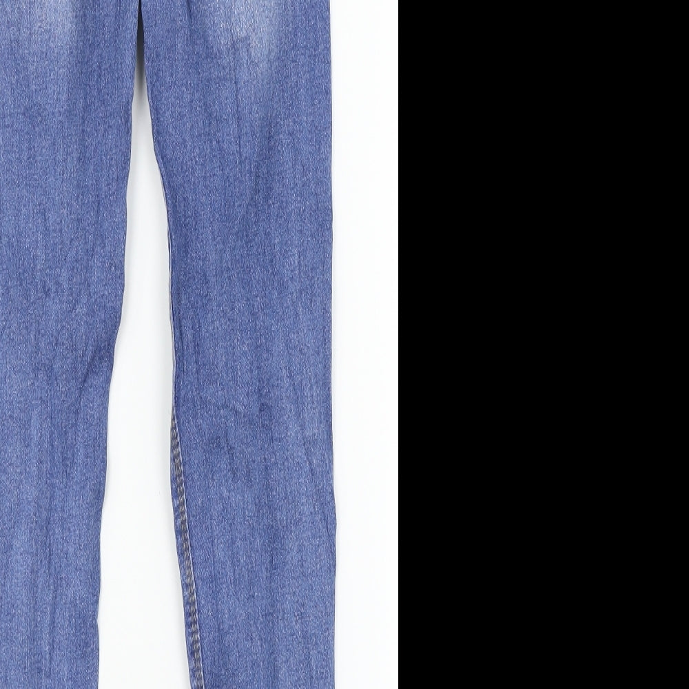 Firefly Womens Blue Denim Skinny Jeans Size M L27 in