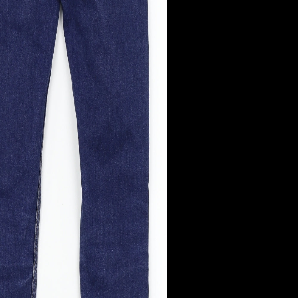 Denim Co Womens Blue Denim Straight Jeans Size 6 L28 in