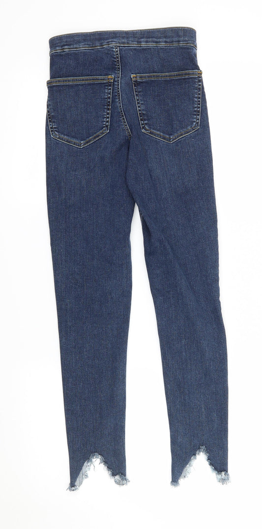 Topshop Womens Blue Denim Skinny Jeans L30 in