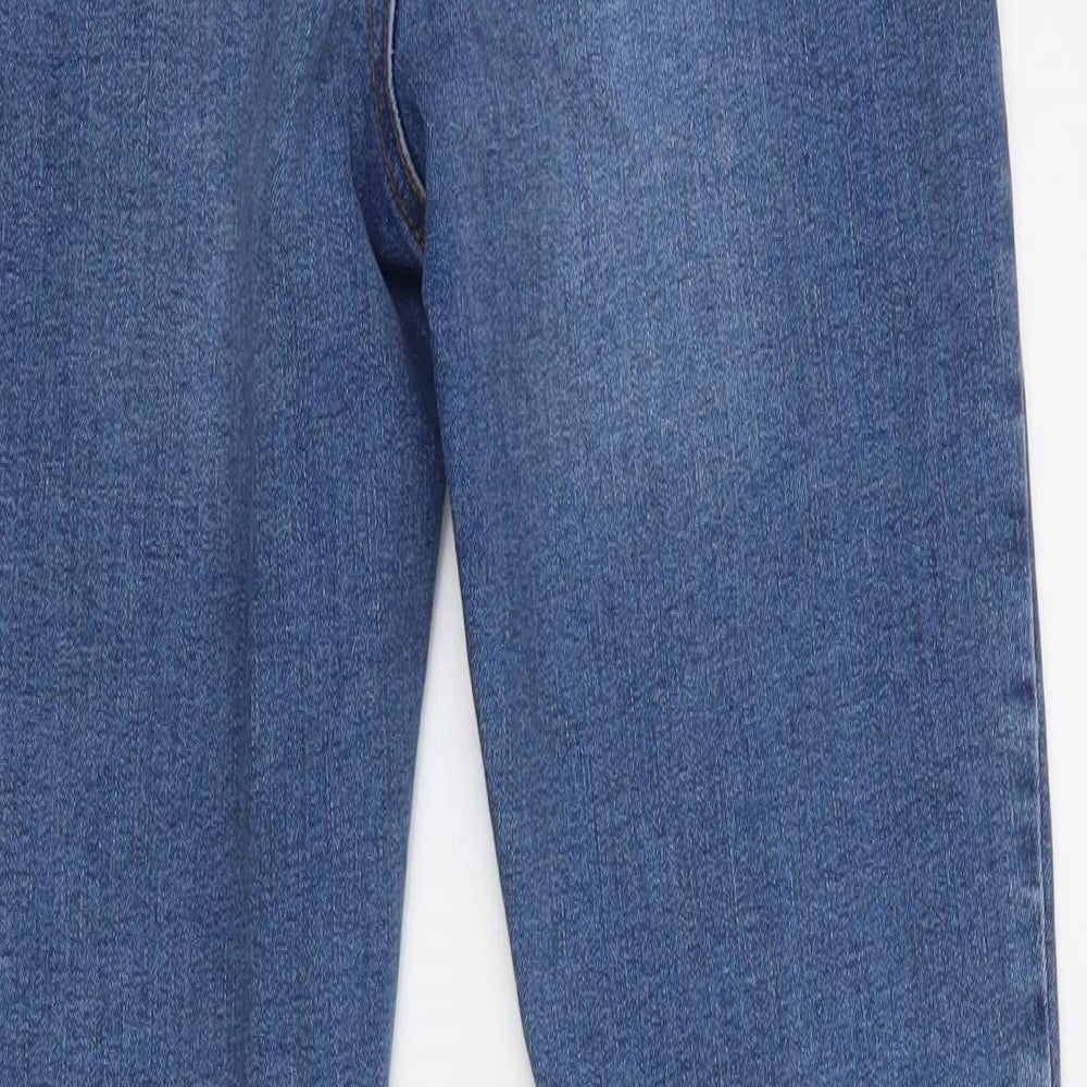 Denim & Co. Womens Blue Denim Skinny Jeans Size 8 L28 in
