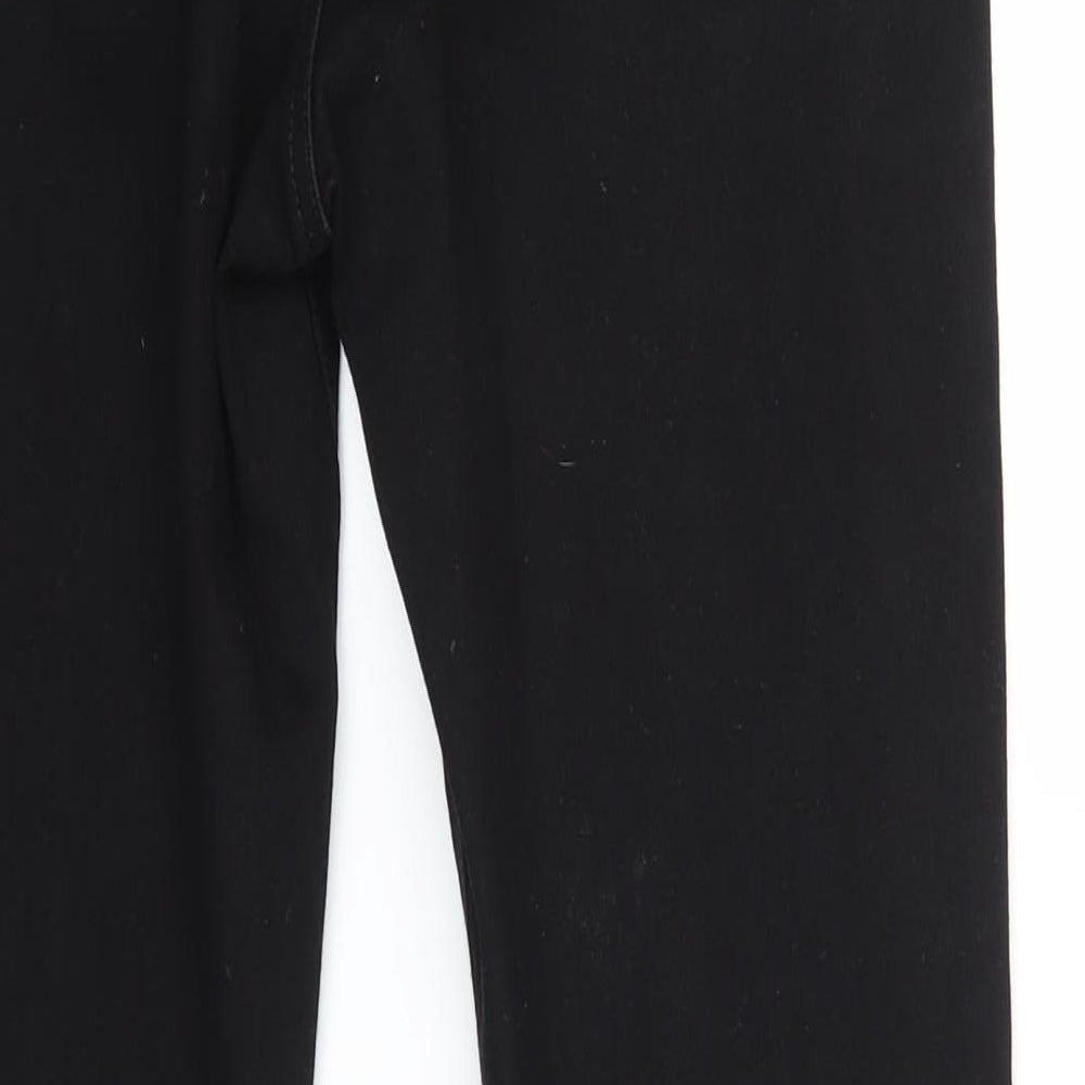 Denim & Co. Womens Black Denim Skinny Jeans Size 12 L27 in