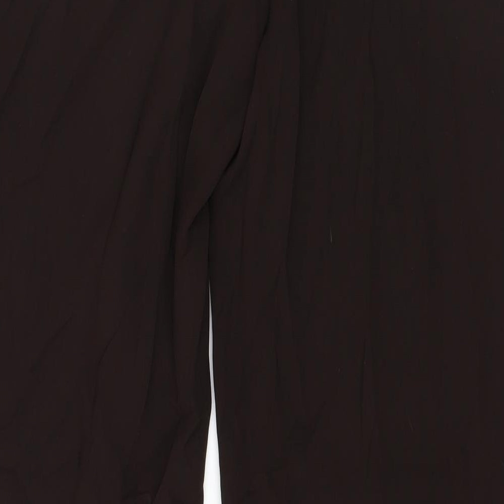 Womens UK Size 10 Wallis Regular Fit Brown Trousers
