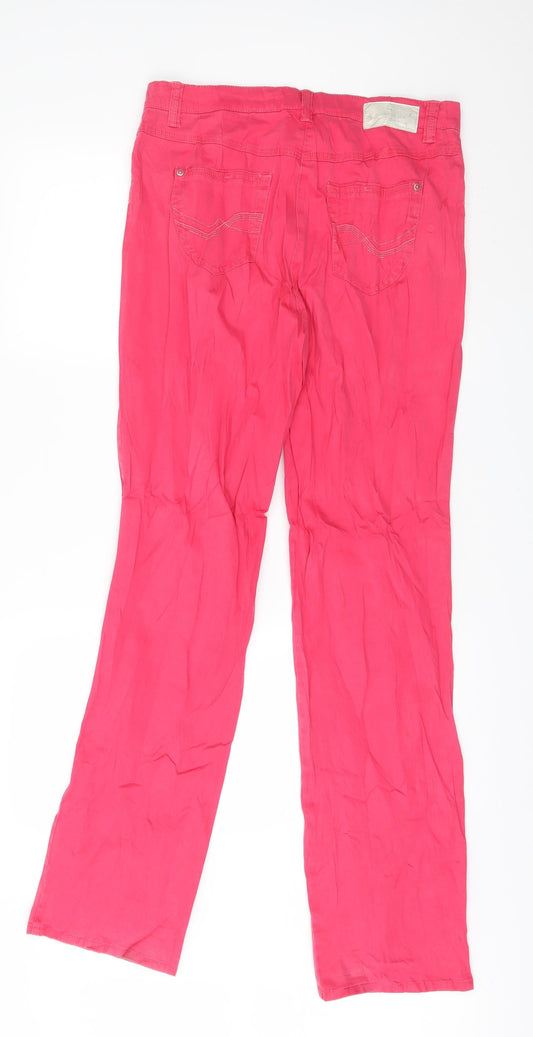 Gerry Weber Womens Pink Trousers Size 32 in L33 in