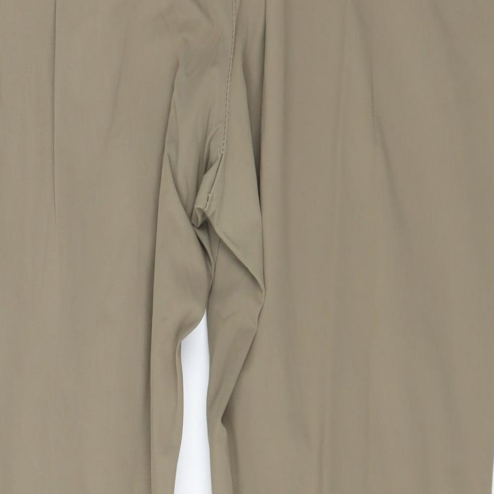 Ancora Womens Green Trousers Size 36 in L25 in