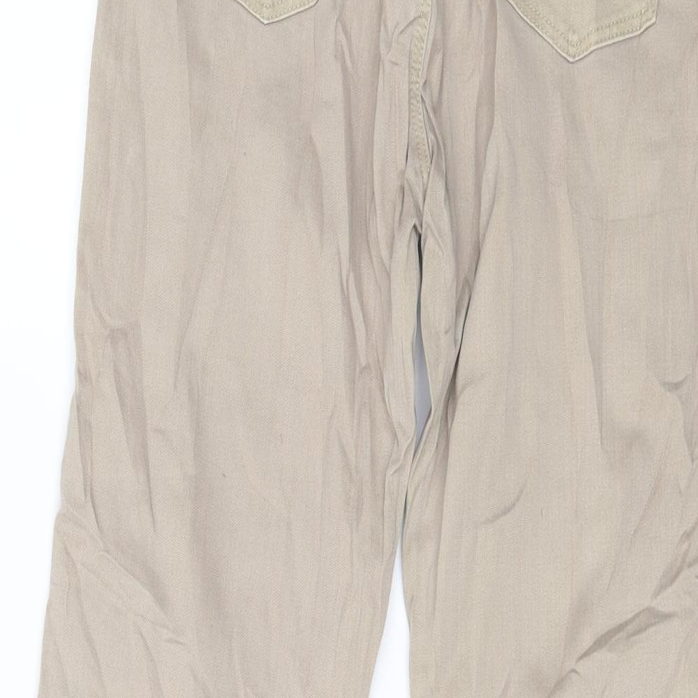 ESPIRIT Womens Beige Denim Straight Jeans Size 10 L29 in