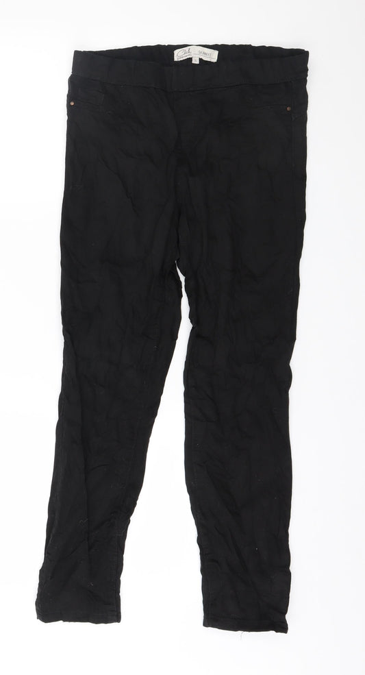 Womens UK Size 8 Clockhouse Regular Fit Jegging Black Jeans
