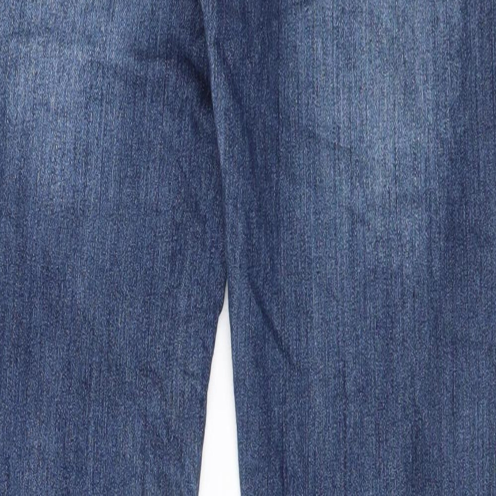 Denim & Co. Womens Blue Denim Skinny Jeans Size 8 L31 in