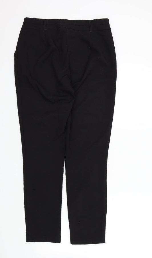 New Look Womens Black Trousers Size 12 L29 in