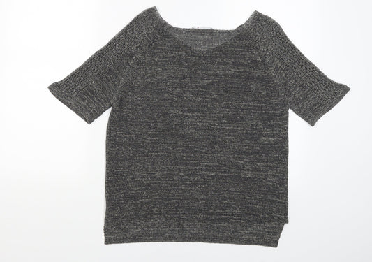 Per Una Womens Grey Basic T-Shirt Size S