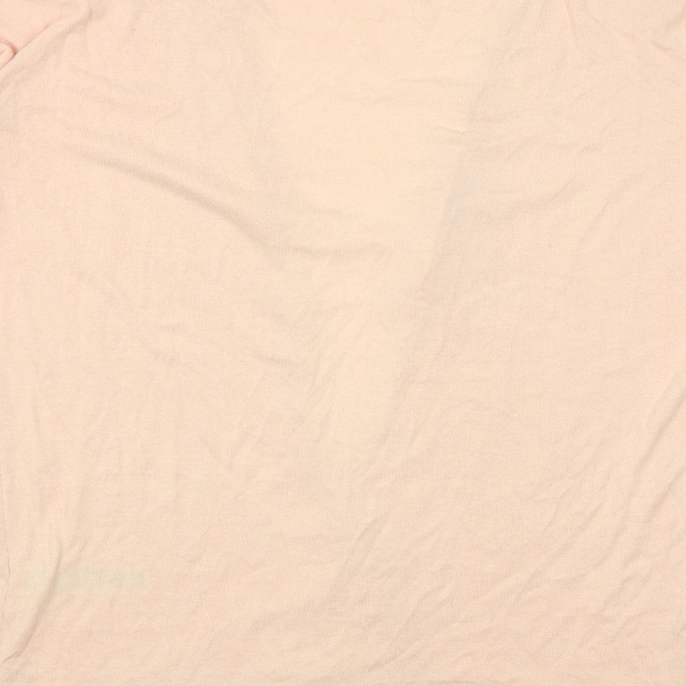 Dorothy Perkins Womens Pink Wrap Jumper Size 16