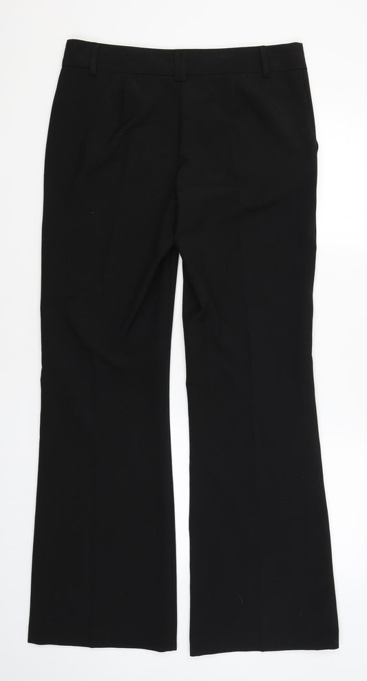 George Womens Black Dress Pants Trousers Size 12 L32 in