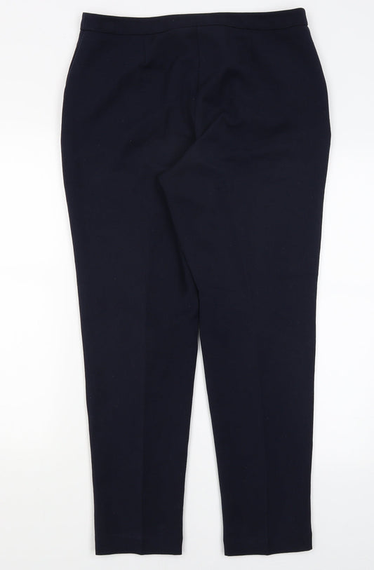 F&F Womens Blue Trousers Size 12 L28 in