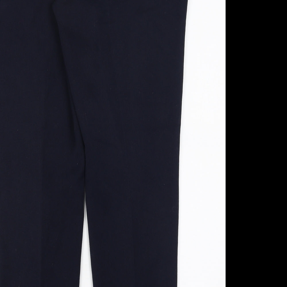 F&F Womens Blue Trousers Size 12 L28 in