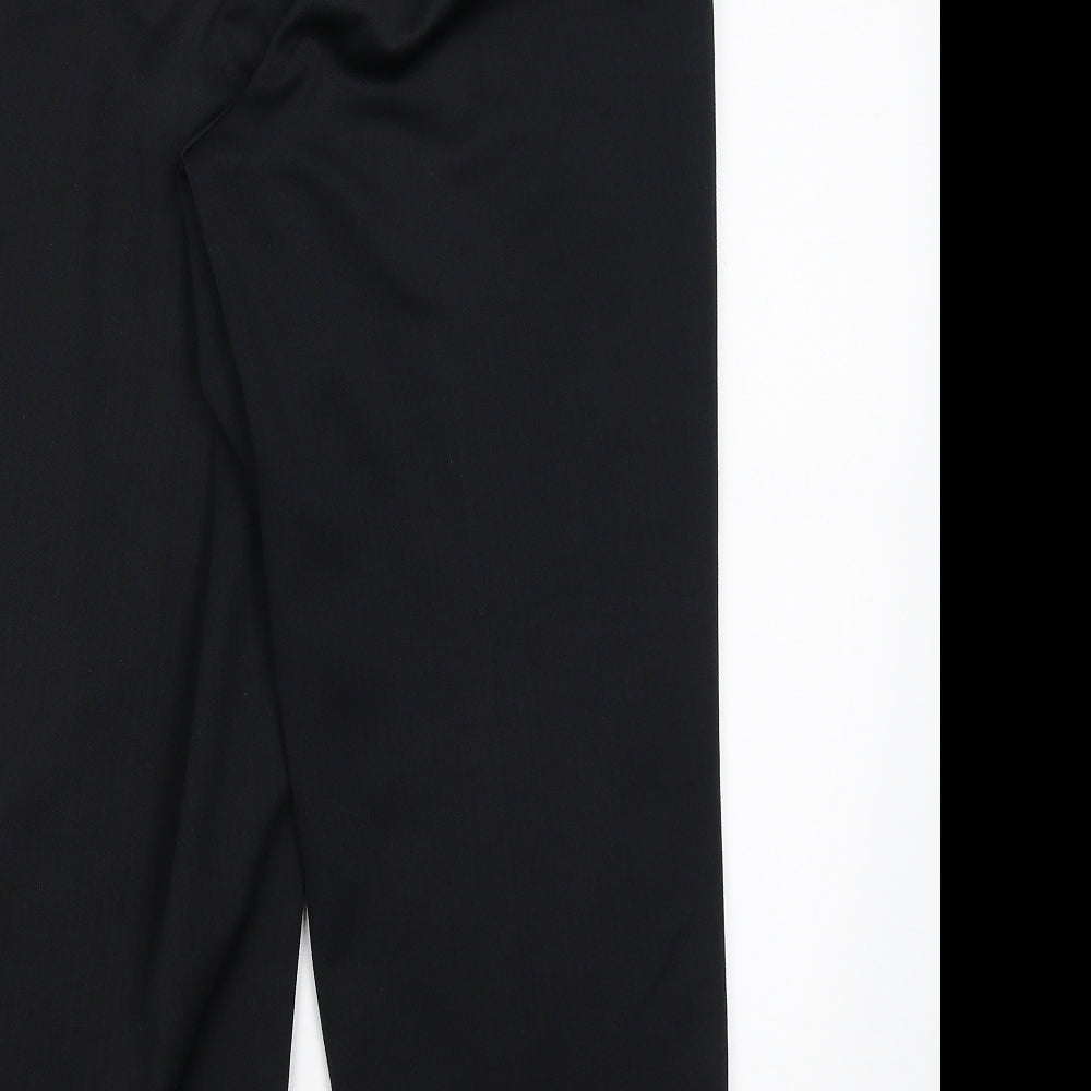 Womens UK Size 10 BM Regular Fit Dress Pants Blue Trousers