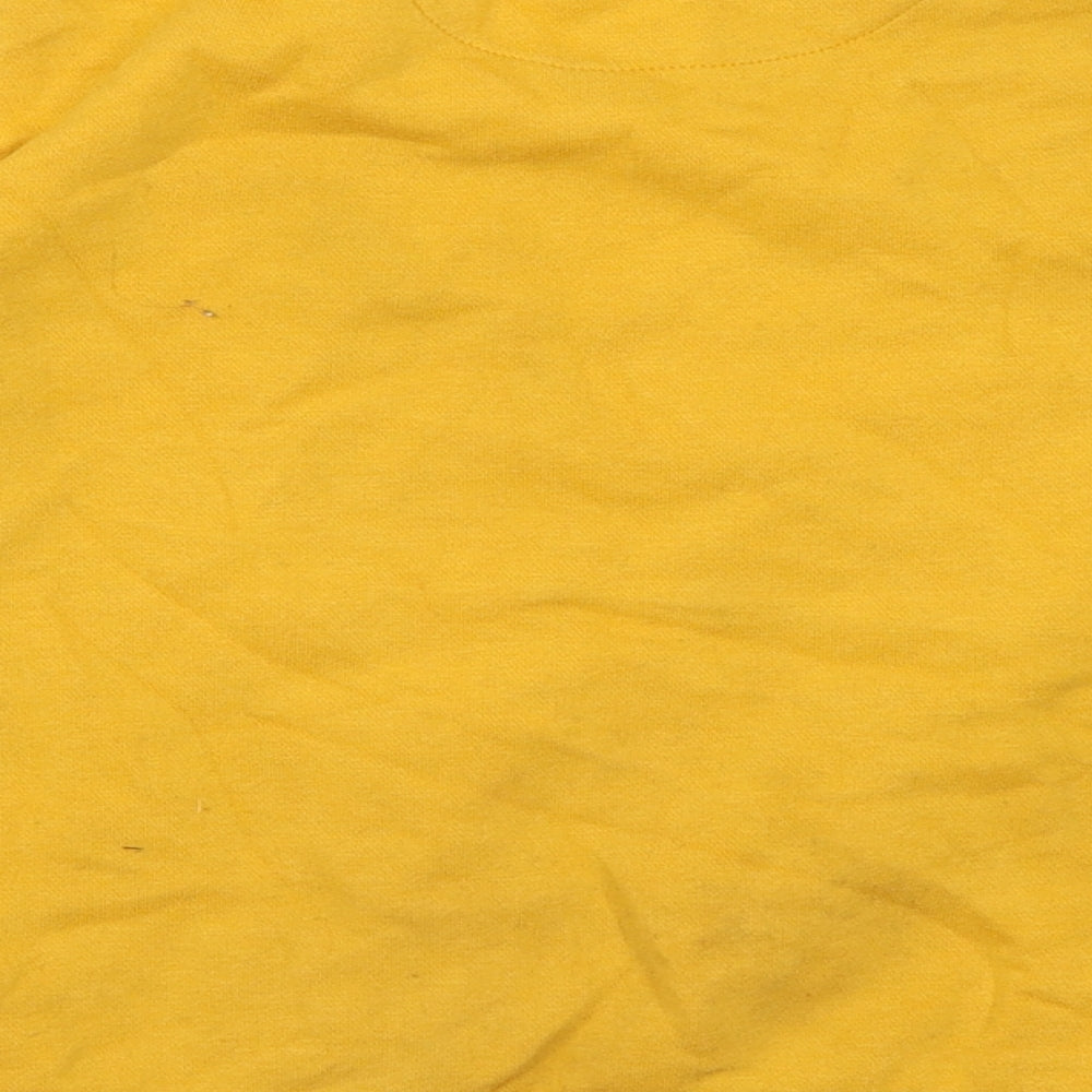 Primark Boys Yellow Pullover Sweatshirt Size 8-9 Years - Urban Adventure