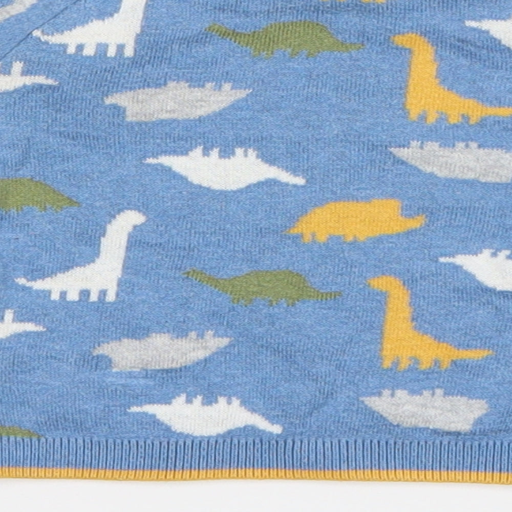 Mothercare Baby Blue Pullover T-Shirt Size 3-6 Months - dinosaur
