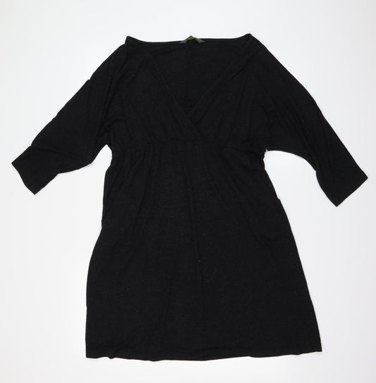 Blooming Marvellous Womens Black Fit & Flare Size 14