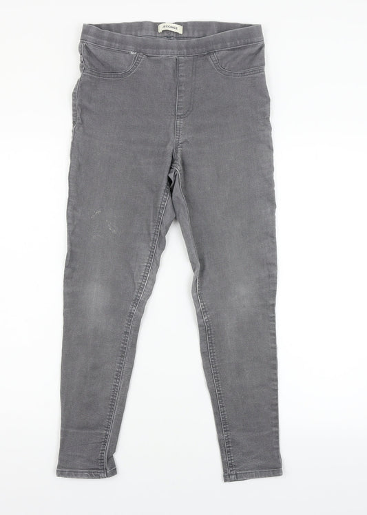 Marks & Spencer Womens Grey Denim Skinny Jeans Size 10 L26 in