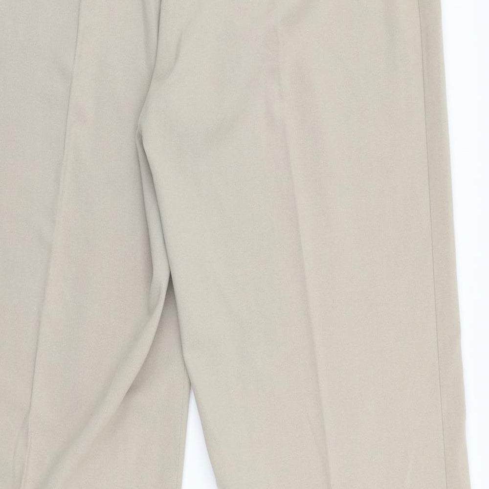 Womens UK Size 18 Alexara Regular Fit Beige Trousers