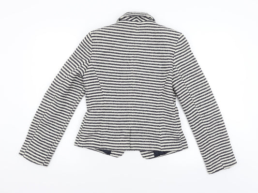 Primark Womens Multicoloured Striped  Jacket Suit Jacket Size 10