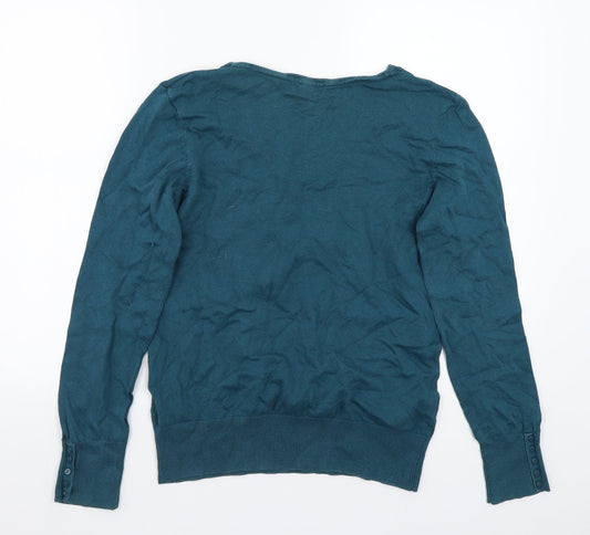 H&M Mens Green Pullover Jumper Size M